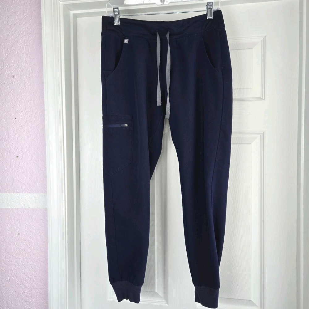 Figs Zamora Jogger Size S/ P Blue Scrub Pants Technical Collection‎ Workwea